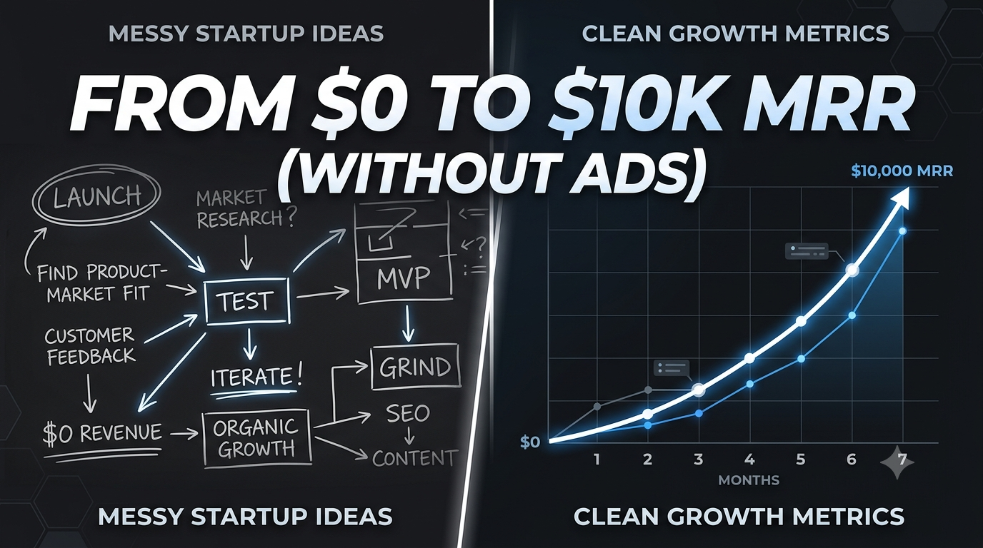 How We Grew Our Startup to $10K MRR Without Burning Cash
